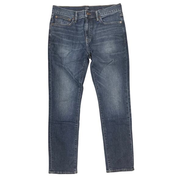 NWT J.Crew Flex Slim Straight Stretch Jeans Size 33x32